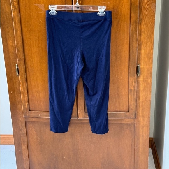 BODEN navy capri leggings size 10 - Picture 1 of 4